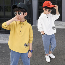 小男孩黃色T