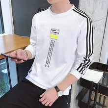 其他品牌 長袖 男士T恤 WY303 NEW白色 