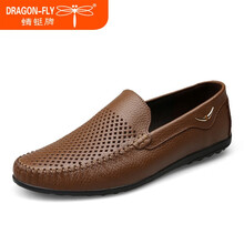 蜻蜓牌男士卡其色（鏤空款） 41