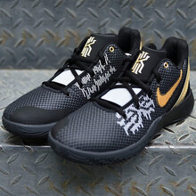 耐克（NIKE）籃球鞋AO4438-002 歐文黑金配色 42