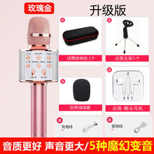小馳  手持 麥克風(fēng) 玫瑰金+防發(fā)噴麥套+收納包（升級版 ）