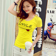 時(shí)尚印花短袖，讓你變身街頭女神