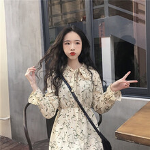 甜美雪紡連衣裙，微胖女神的福音