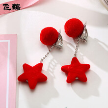 復(fù)古星星水晶耳環(huán)