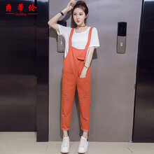 貨到付款女裝背帶褲
