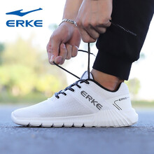 鴻星爾克（ERKE）跑步鞋正白（男款網(wǎng)面透氣） 