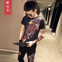 候七爺（HOUQIYE） 短袖 男士T恤 TZ402 