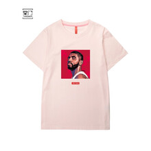 棠門(mén) 短袖 男士T恤 粉歐文 