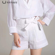 米阿瑪施曼（juamasszui） 高腰 闊腿褲 女 短褲 休閑褲