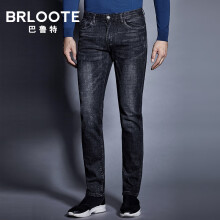 巴鲁特（Brloote） 修身裤 商务休闲 男士牛仔裤