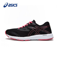 asics跑步鞋黑色/粉色 