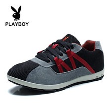 花花公子（PLAYBOY）男士深灰/棗紅 41