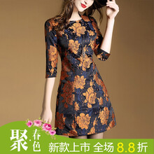 歐美蓬蓬連衣裙冬