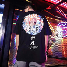 騎士普?。≒utin·Rider） 短袖 男士T恤 刺身黑色 