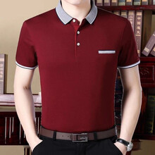 鴻泰朗（Hontarlong） 短袖 男士T恤 紅色 