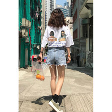 時(shí)尚印花短袖，讓你告別微胖界
