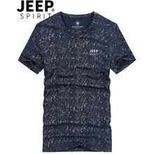 Jeep 短袖 男士T恤 1012藍(lán)色 