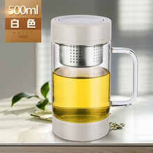 白領(lǐng)愛(ài)喝茶，雙層玻璃杯為你助力
