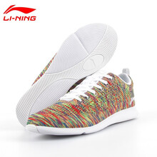 李寧（LI-NING）跑步鞋ACGK058-1檸檬綠/晶藍色 