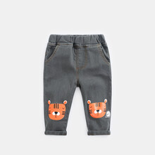 男童灰色牛仔褲