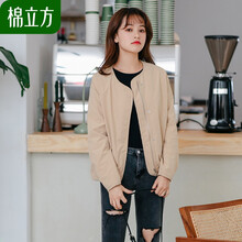 棉立方（MEFOUND） 圓領 長袖 女 短外套 不規(guī)則