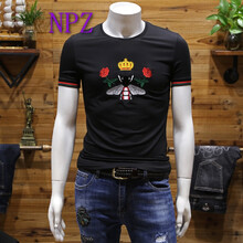 NPZ 短袖 男士T恤 89203黑色 