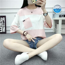 7分袖t恤女 上衣
