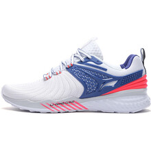 李寧（LI-NING）跑步鞋標(biāo)準(zhǔn)白/熒光焰紅-5 43
