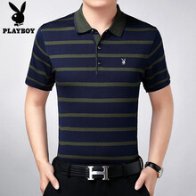 PLAYBOY ESTABLISHED 1953 短袖 男士T恤 短袖墨綠色 