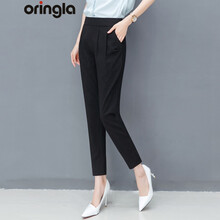 歐潤娜（Oringla） 高腰 哈倫褲 女 九分褲 休閑褲