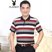 花花公子（PLAYBOY ESTABLISHED 1953） 短袖 男士T恤 短袖887紅色 