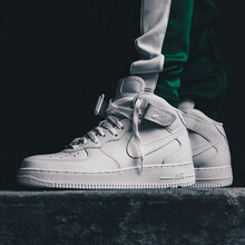 耐克（NIKE）板鞋高幫315123-111經(jīng)典全白 40