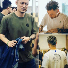 蘇笛娜（SUDINA） 短袖 男士T恤 綠色1 