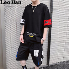 LeoHan 短袖 男士T恤 DS402黑色 