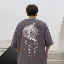 古萊登（GODLIKE） 五分袖 男士T恤 342T深灰 