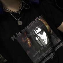 佰可衣（BAICLOTHING） 短袖 男士T恤 大蛇丸(黑色) 