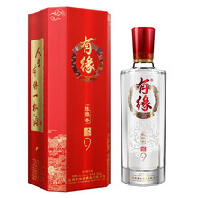 有緣38-51.8%vol單瓶500ml；整箱500ml*6 濃香型，濃香