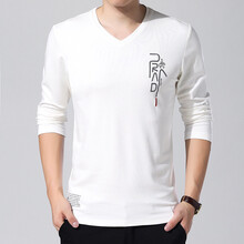 西域駱駝（VANCAMEL） 長(cháng)袖 男士T恤 140HB2218白色 