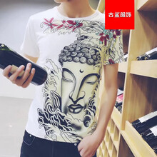 尊尚鳥(niǎo)（zunshangniao） 短袖 男士T恤 紋身佛祖短袖 