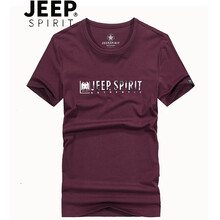 Jeep 短袖 男士T恤 1030紅色 