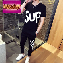 天狼旗（TIANLANGQI） 短袖 男士T恤 黑色 
