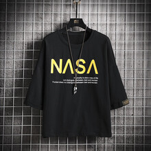 閃爆（SHANBAO） 七分袖 男士T恤 G500黑色 