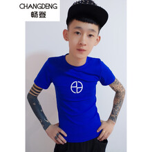 暢登（CHANGDENG） 短袖 男士T恤 藍色 