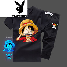 花花公子（PLAYBOY） 短袖 男士T恤 TZ58-4黑 