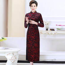 春款厚連衣裙