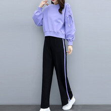 鴨鴨服飾（yaya） 高腰 直筒褲 女 長(cháng)褲 休閑褲