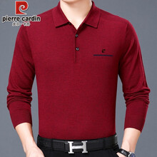 皮爾卡丹（pierrecardin） 長(zhǎng)袖 男士T恤 88808-紅色 