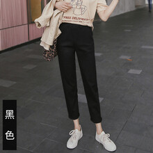 凡淑 中腰 直筒褲 女 九分褲 休閑褲