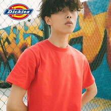 dickies 短袖 男士T恤 熒光紅 
