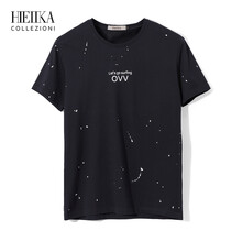 海一家（Hieiika） 短袖 男士T恤 藏青花紋S6 